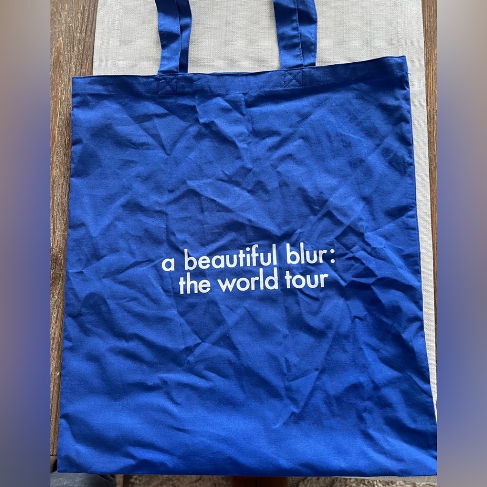 LANY a beautiful blur world tour tote bag from the concert